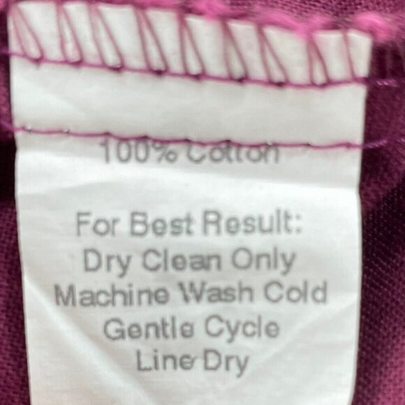 Sunhee Moon Dress Women's Sz 1 Purple Shift Round Neck Pleated Ruffle Sleeveless - Picture 7 of 9